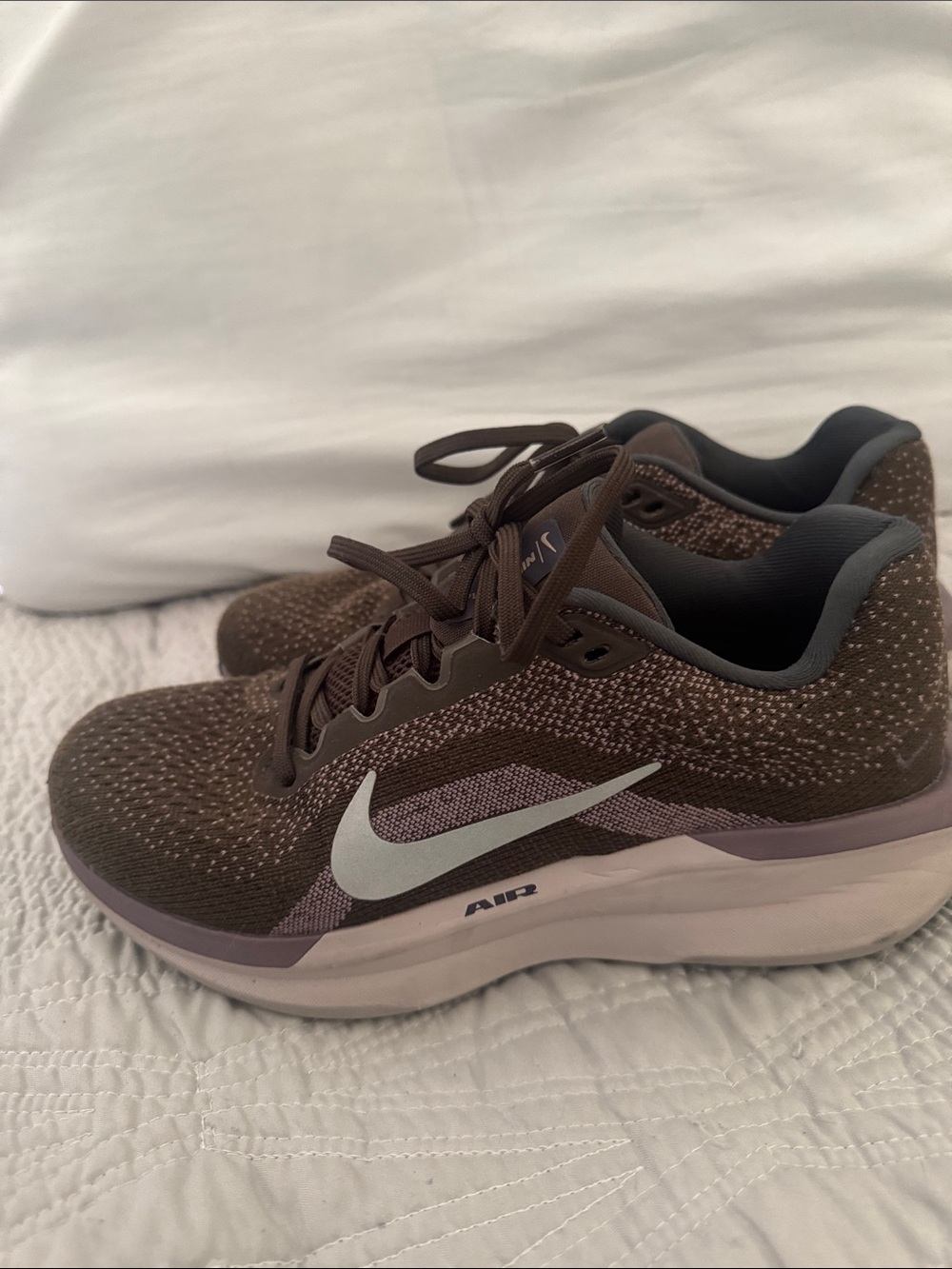 Nike Women's Brown and Light Purple Running Shoes